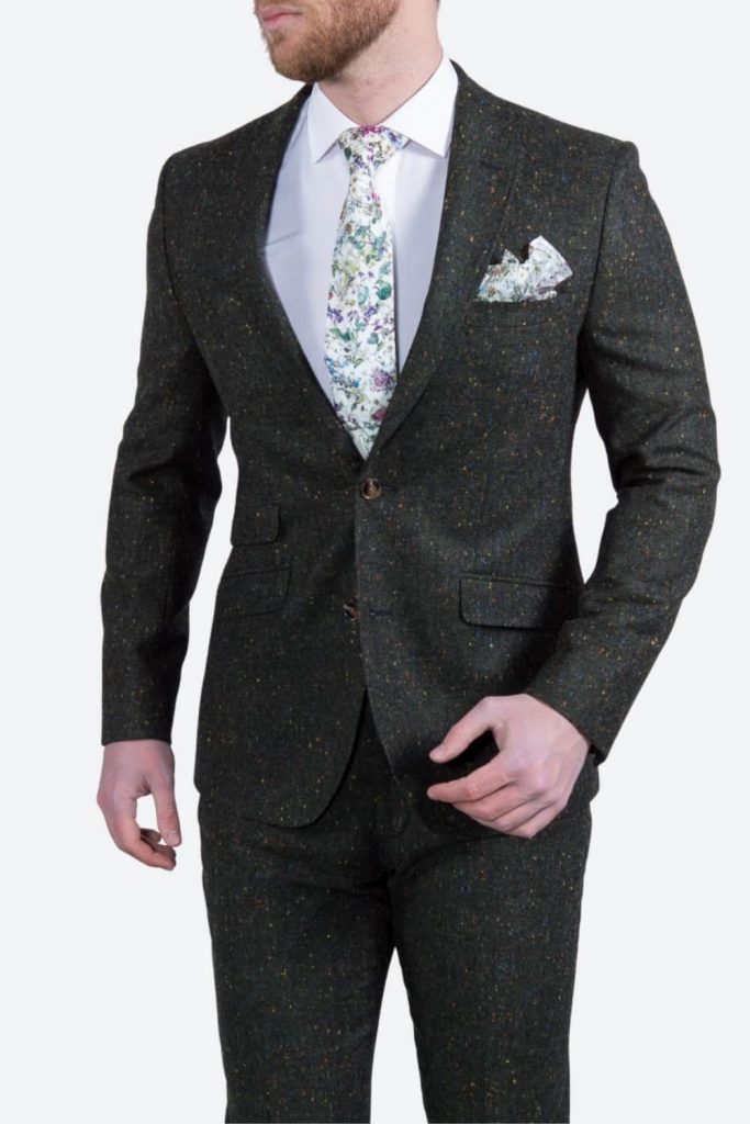 DONEGAL GREEN Tweed Blazer (RENT) Tweed Suits Hire